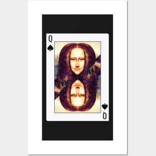 Queen Of Spades Design Posters and Art